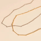 Bar Link Chain Necklace by Oh Clementine