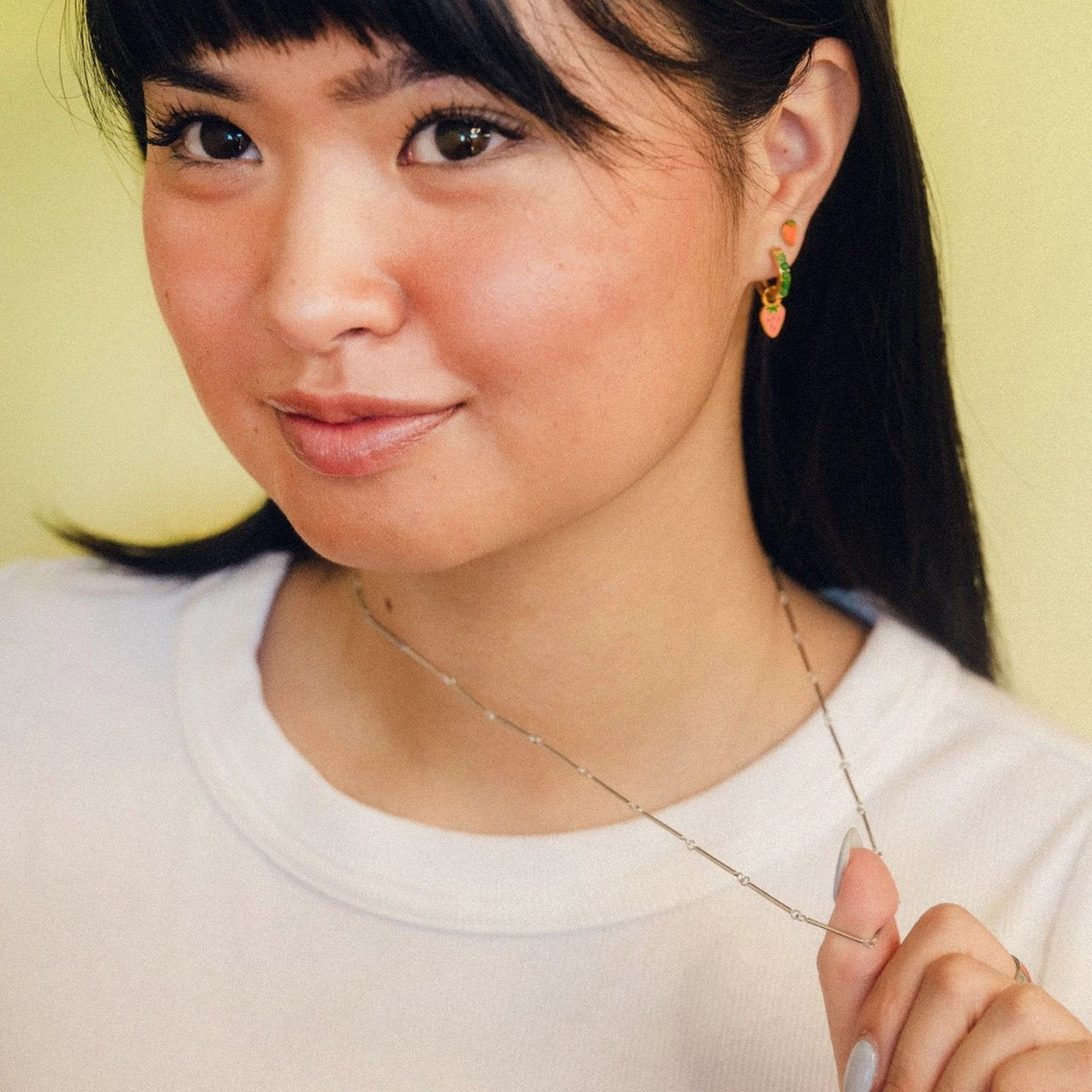 Bar Link Chain Necklace by Oh Clementine