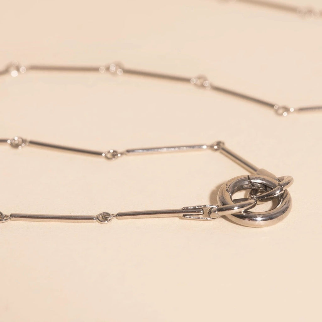 Bar Link Chain Necklace by Oh Clementine