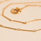 Bar Link Chain Necklace by Oh Clementine