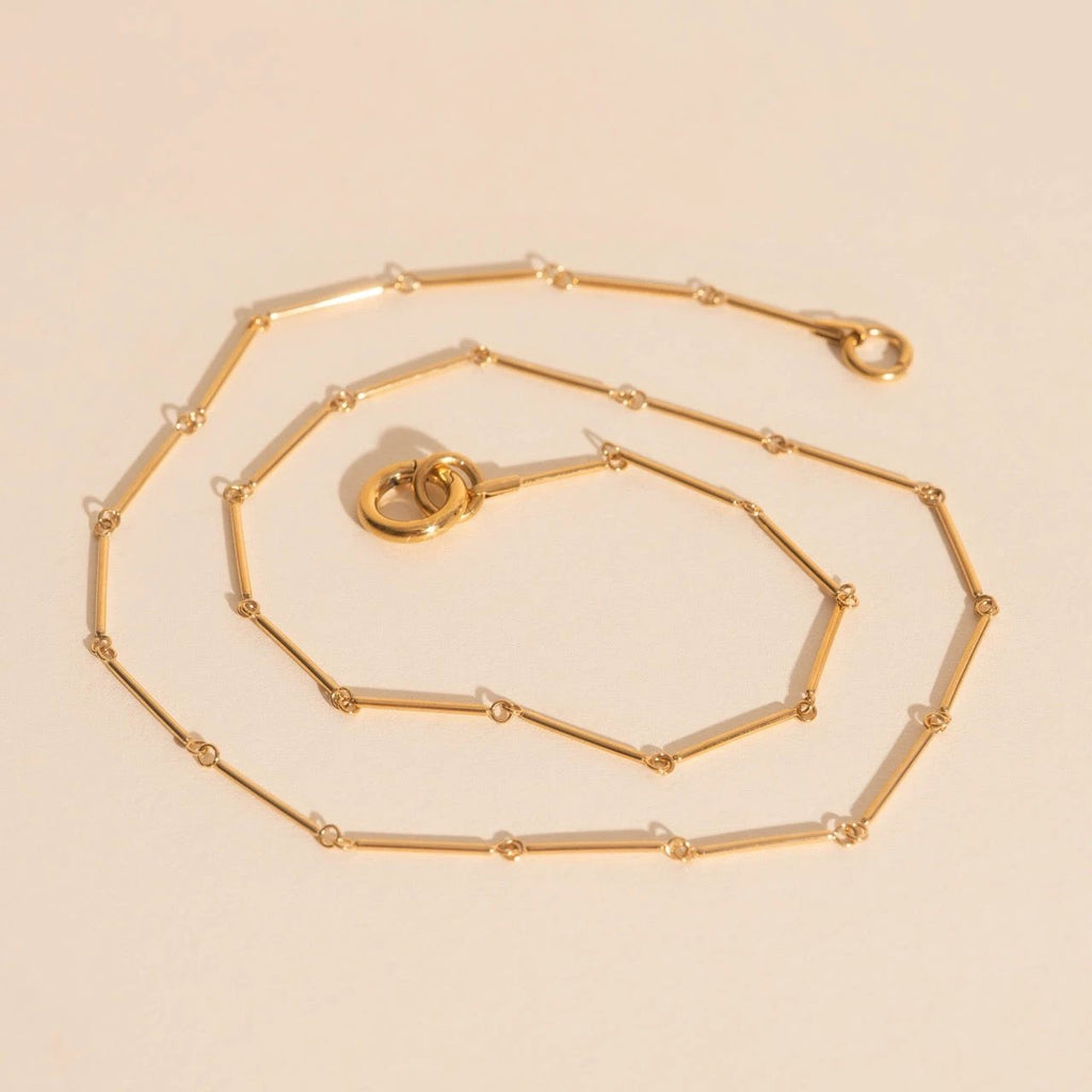 Bar Link Chain Necklace by Oh Clementine