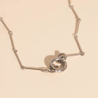 Bar Link Chain Necklace by Oh Clementine
