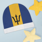 Barbados Flag Baby Beanie Baby Beanie (AOP) La Vie Bien Barbados Flag Baby Beanie