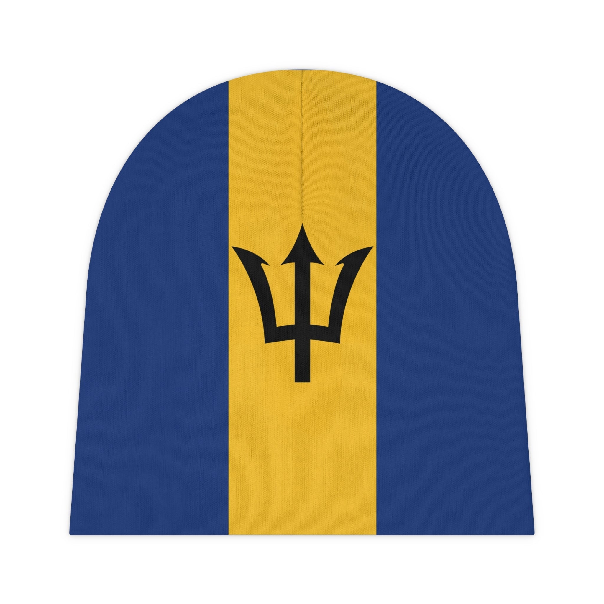 Barbados Flag Baby Beanie Baby Beanie (AOP) La Vie Bien Barbados Flag Baby Beanie
