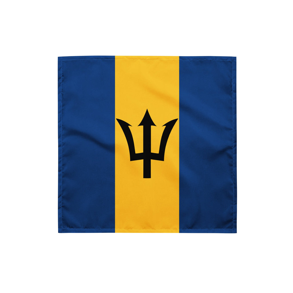 Barbados Flag Bandana All-Over Print Bandana La Vie Bien Barbados Flag Bandana