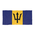Barbados Flag Beach Towel Beach Towel (Generic Brand) La Vie Bien Barbados Flag Beach Towel