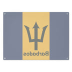Barbados Flag Glass Cutting Board Glass Cutting Board La Vie Bien Barbados Flag Glass Cutting Board