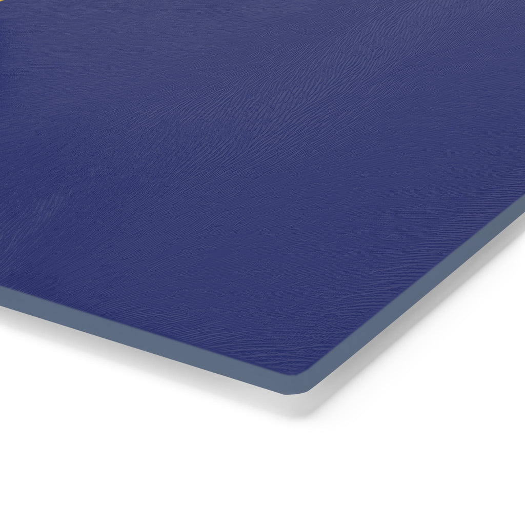Barbados Flag Glass Cutting Board Glass Cutting Board La Vie Bien Barbados Flag Glass Cutting Board