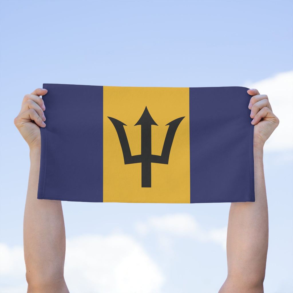 Barbados Flag Rally Towel Rally Towel La Vie Bien Barbados Flag Rally Towel