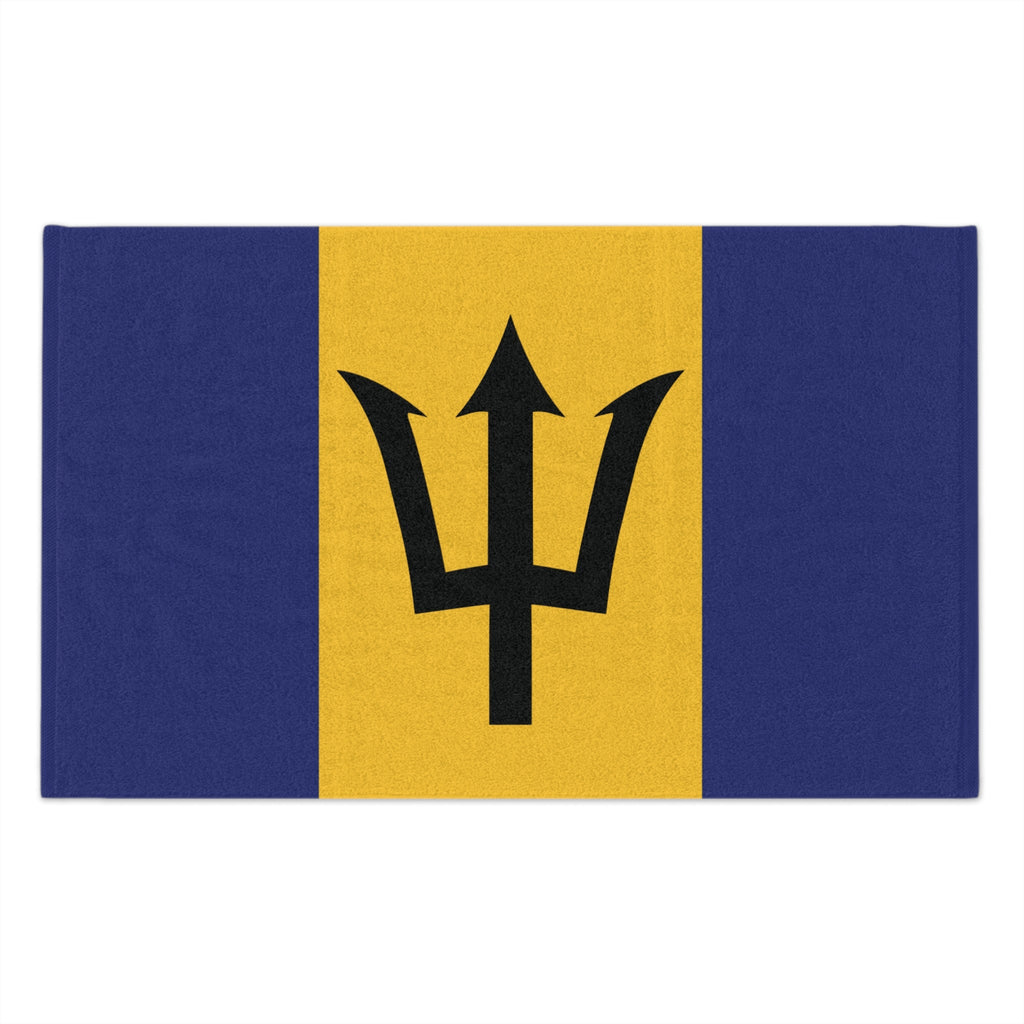 Barbados Flag Rally Towel Rally Towel La Vie Bien Barbados Flag Rally Towel