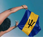 Barbados Flag Rally Towel Rally Towel La Vie Bien Barbados Flag Rally Towel