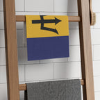 Barbados Flag Rally Towel Rally Towel La Vie Bien Barbados Flag Rally Towel