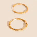 Barbed Wire Huggie Hoop Earrings by Oh Clementine