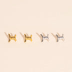 Barbed Wire Stud Earrings by Oh Clementine