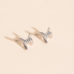 Barbed Wire Stud Earrings by Oh Clementine
