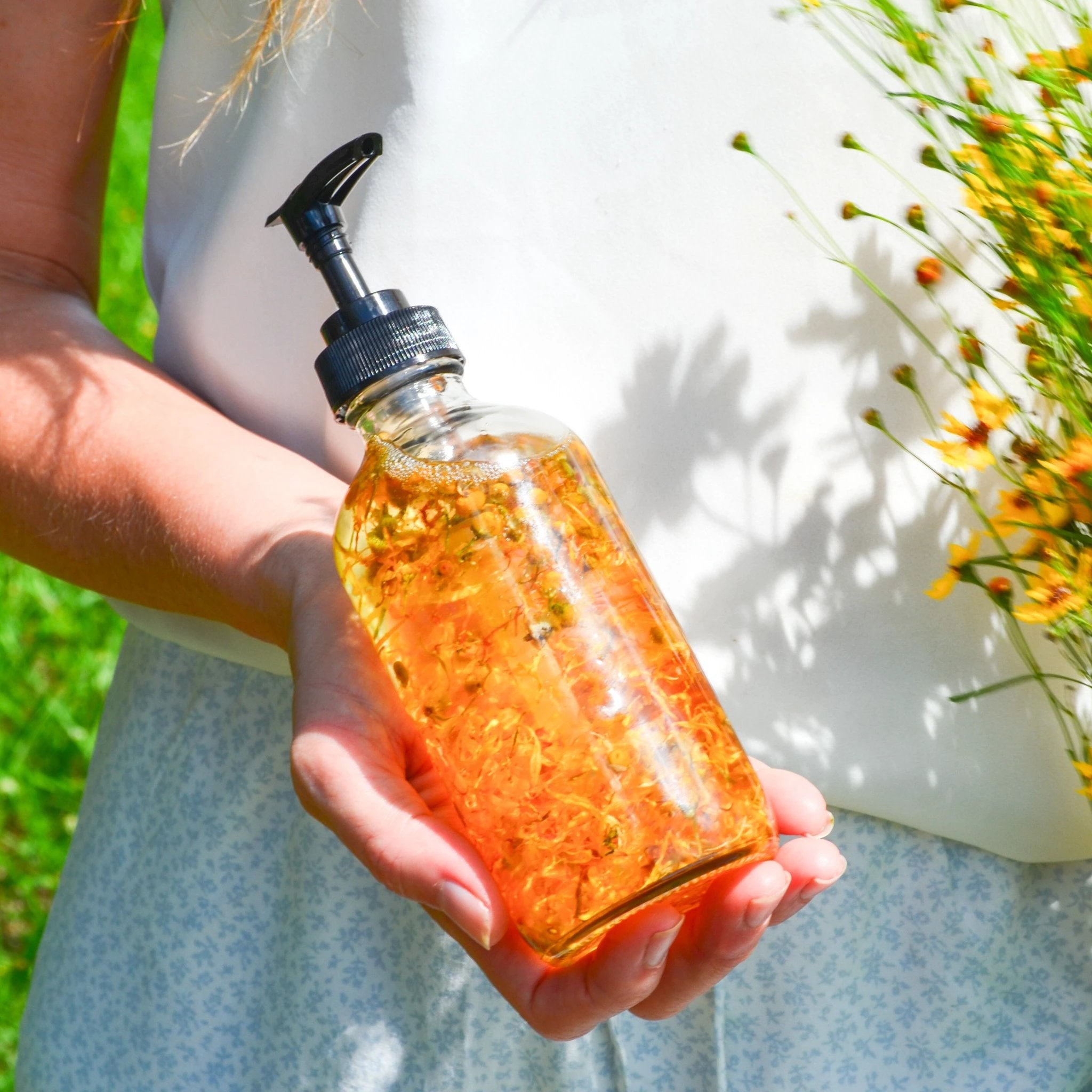 Bare Flower Natural Fragrance Free Body Oil - Best for Sensitive Skin by Pretty farm girl
