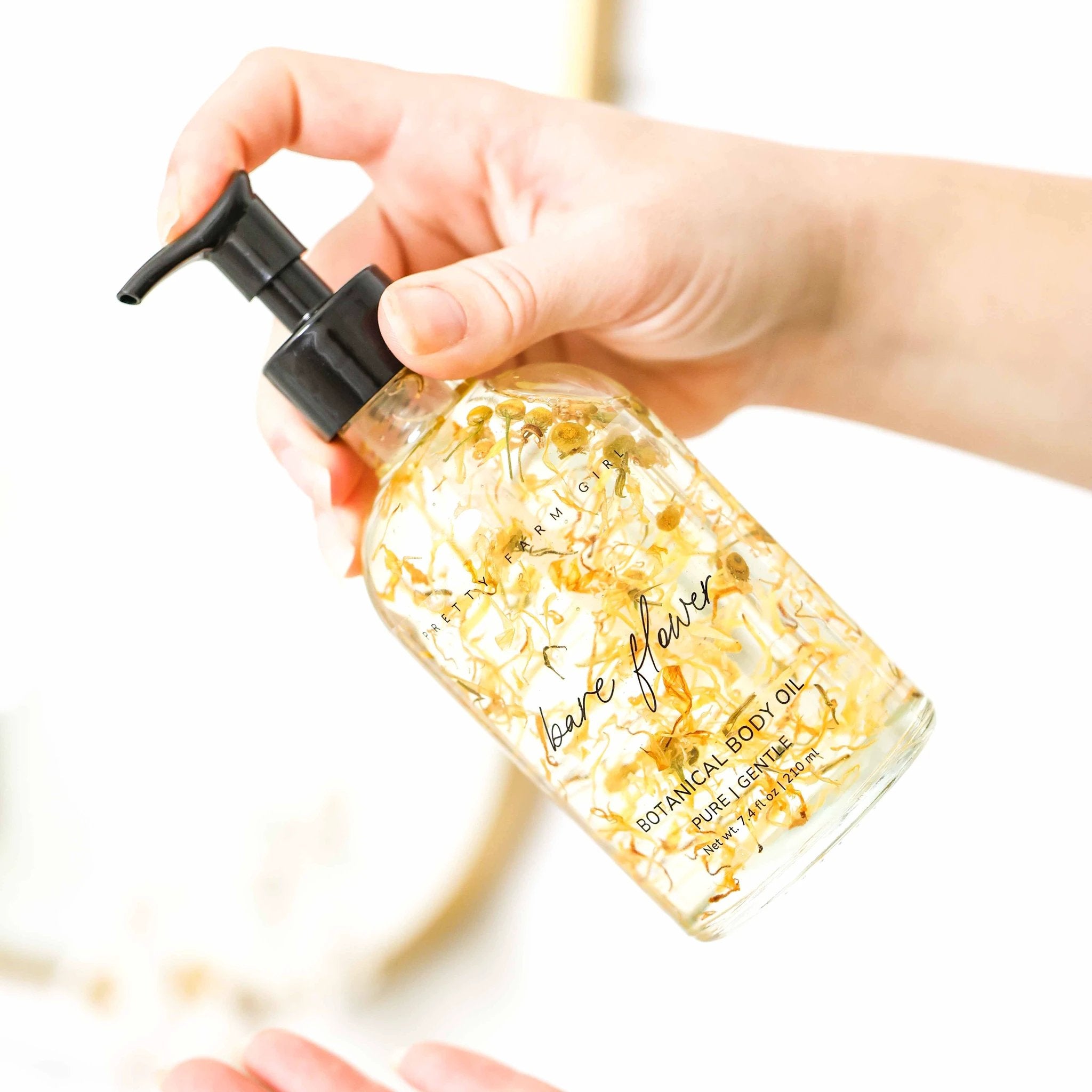 Bare Flower Natural Fragrance Free Body Oil - Best for Sensitive Skin by Pretty farm girl