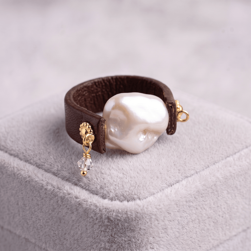 Barocco Faux Pearl Ring Ring La Vie Bien Barocco Faux Pearl Ring