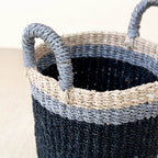 Black Woven Basket Vase - Weave Basket | LIKHÂ by LIKHÂ