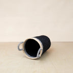 Black Woven Basket Vase - Weave Basket | LIKHÂ by LIKHÂ