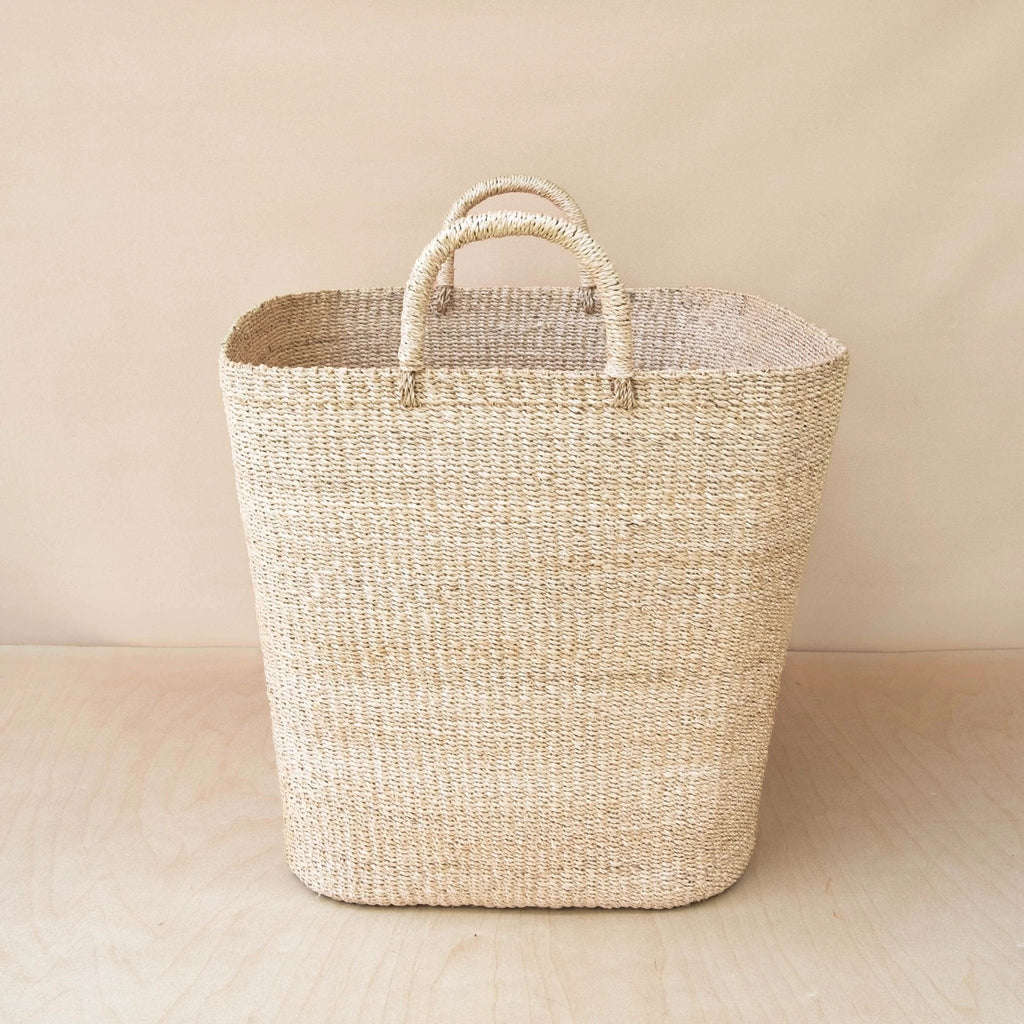 Large Square Wicker Basket - Woven Basket | LIKHÂ by LIKHÂ