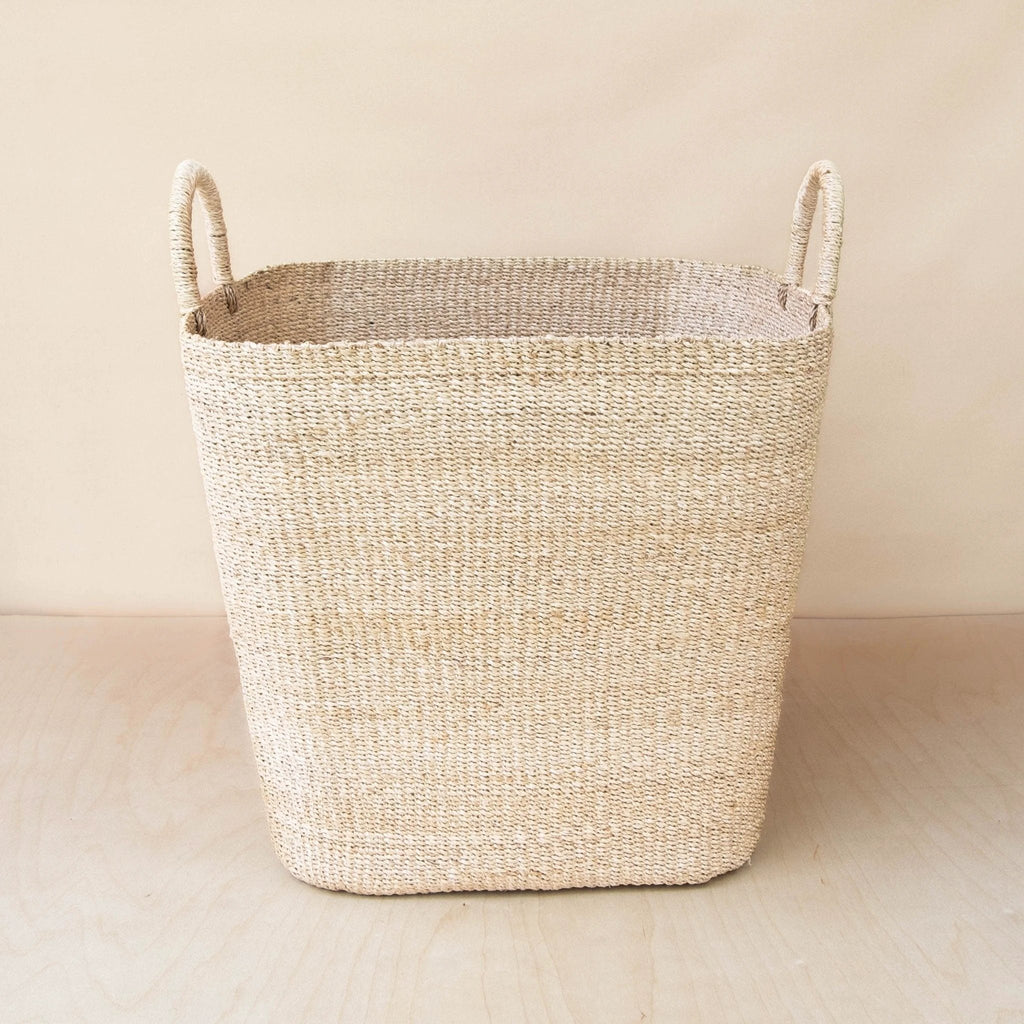 Large Square Wicker Basket - Woven Basket | LIKHÂ by LIKHÂ