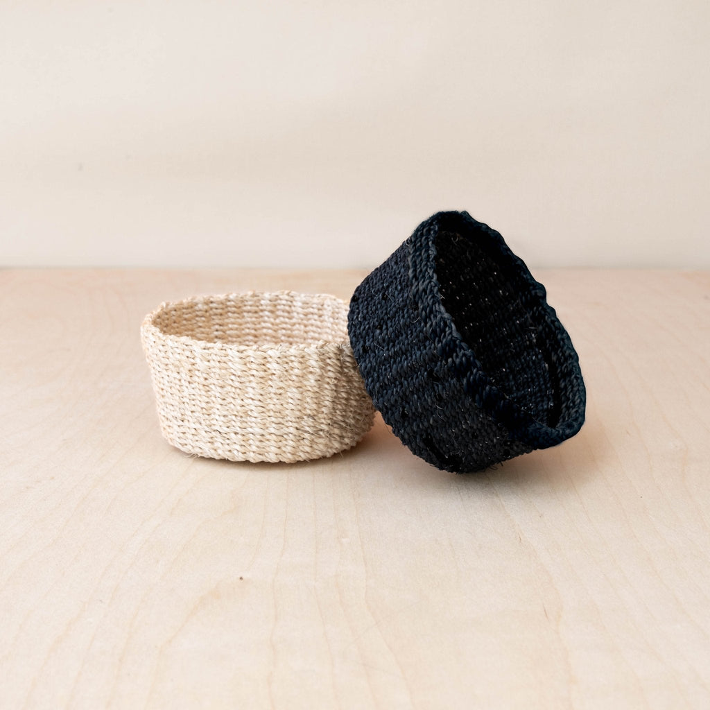 Natural Mini Trinket Basket - Small Round Tray | LIKHÂ