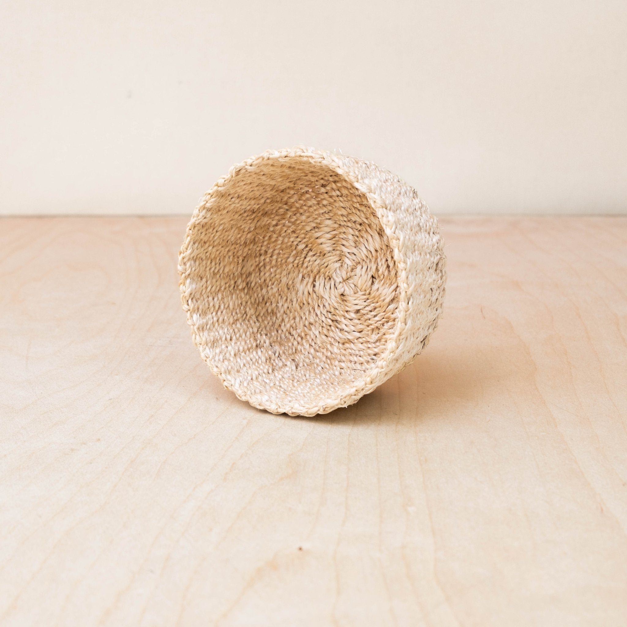 Natural Mini Trinket Basket - Small Round Tray | LIKHÂ