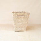 Natural Tapered Square Basket - Floor Basket | LIKHÂ by LIKHÂ