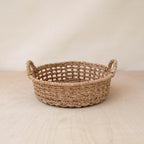 Round Open Weave Basket - Wicker Basket | LIKHÂ by LIKHÂ