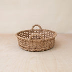 Round Open Weave Basket - Wicker Basket | LIKHÂ by LIKHÂ