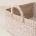 Square Tabletop Basket - Weave Basket | LIKHÂ by LIKHÂ