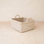 Square Tabletop Basket - Weave Basket | LIKHÂ by LIKHÂ