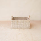 Square Tabletop Basket - Weave Basket | LIKHÂ by LIKHÂ