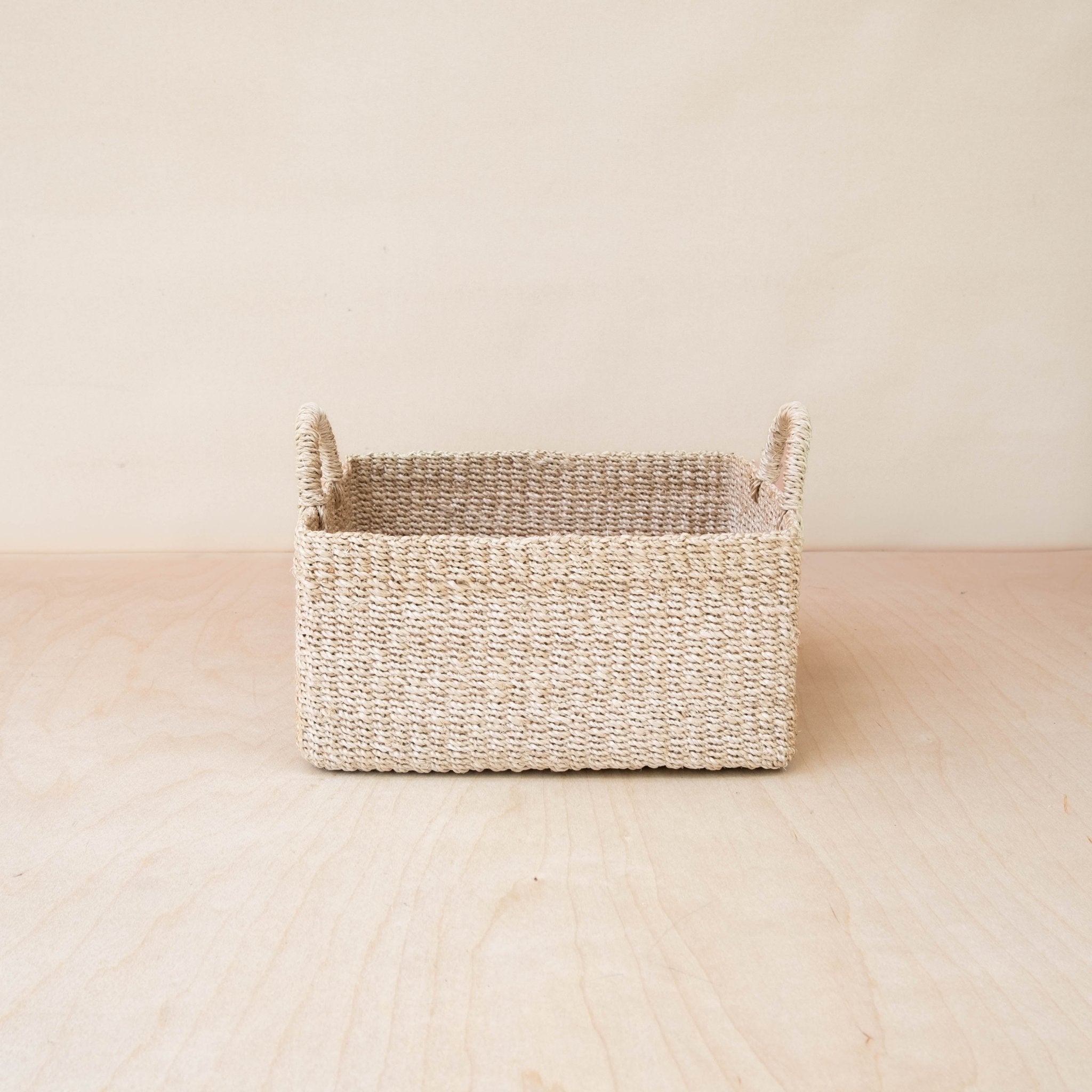 Square Tabletop Basket - Weave Basket | LIKHÂ by LIKHÂ