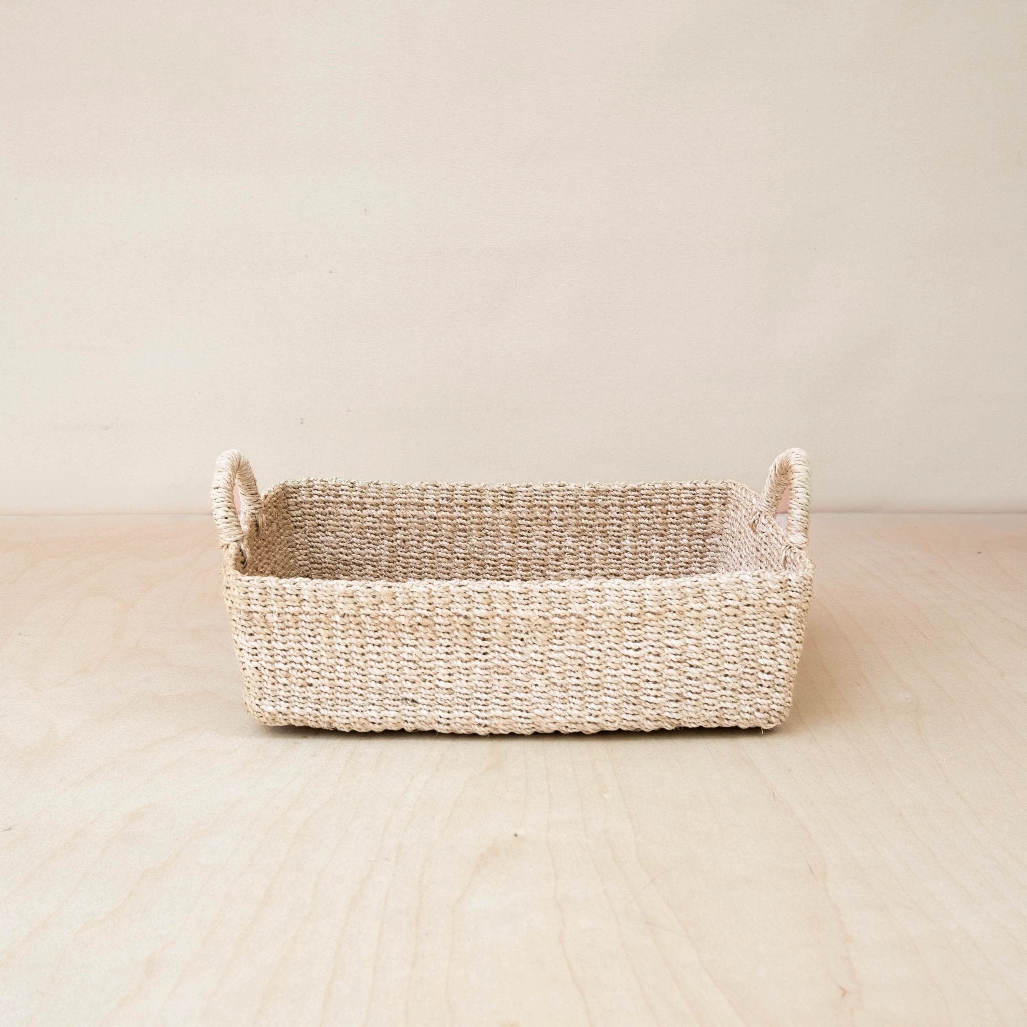 Woven Rectangle Tray - Decorative Basket | LIKHÂ by LIKHÂ
