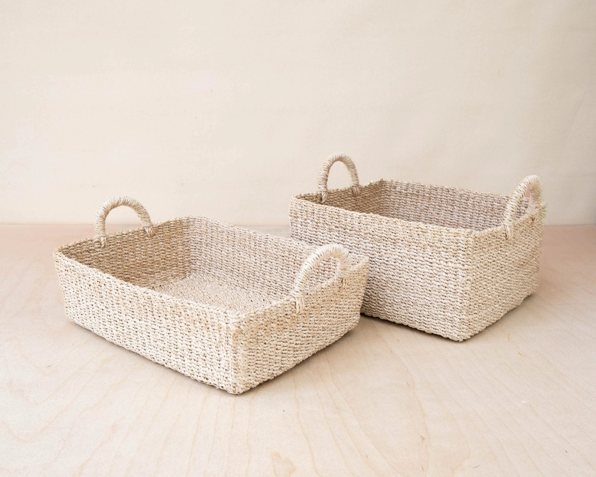 Woven Rectangle Tray - Decorative Basket | LIKHÂ by LIKHÂ