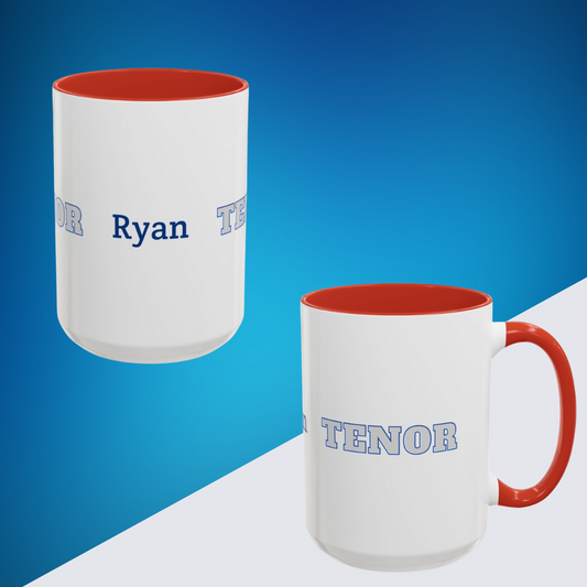 Customizable Tenor Singer Coffee mug