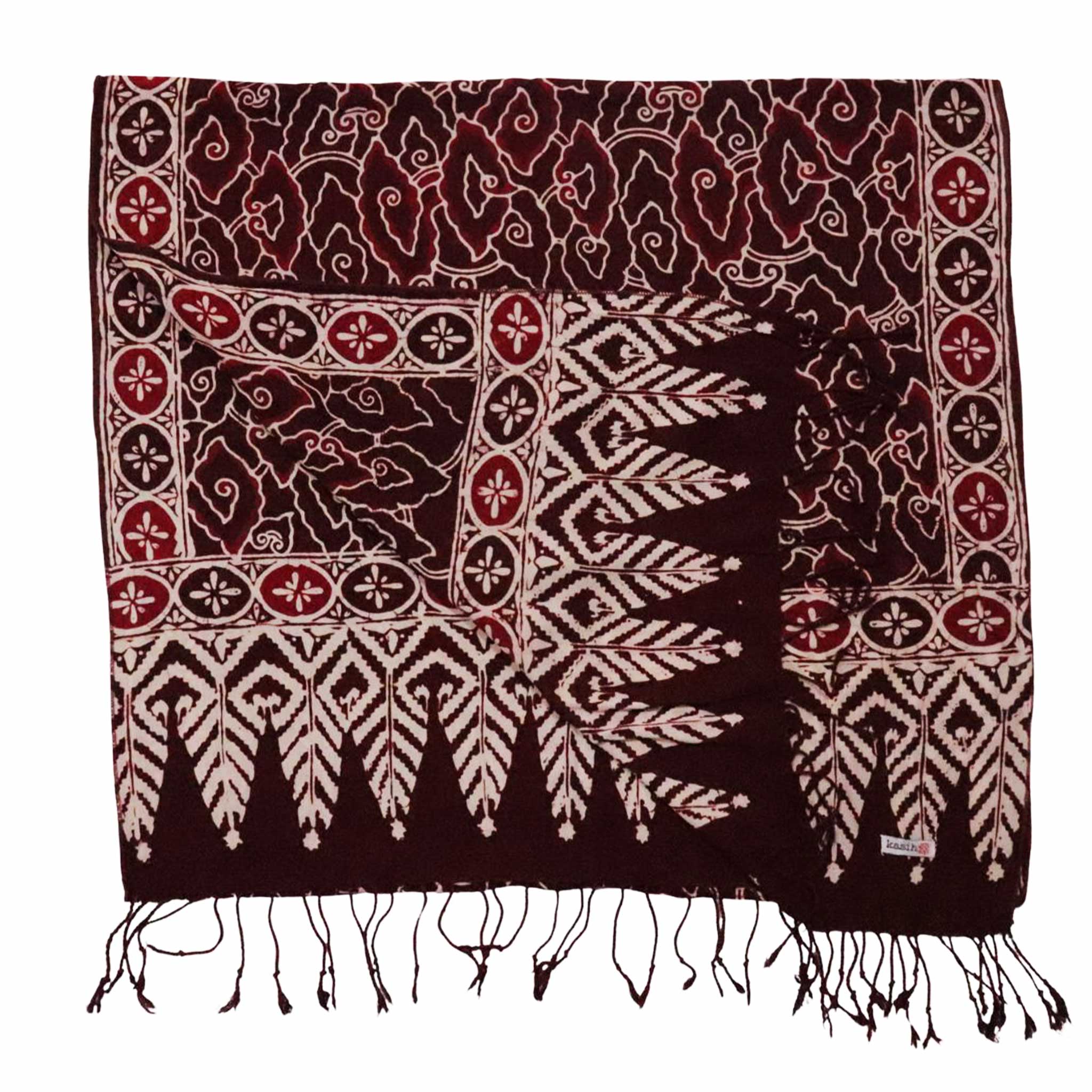 Batik Scarf - Cotton - Storm Scarves La Vie Bien Batik Scarf - Cotton - Storm