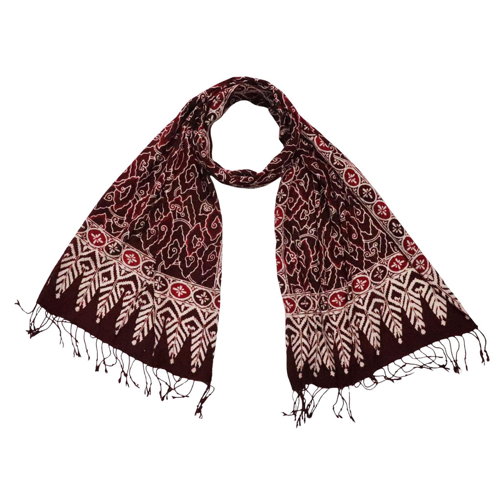 Batik Scarf - Cotton - Storm Scarves La Vie Bien Batik Scarf - Cotton - Storm