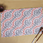Batik Tea Towel Hand Dyed, Autumn Coral, Hand Dyed, 100% Cotton Towels La Vie Bien Batik Tea Towel Hand Dyed, Autumn Coral, Hand Dyed, 100% Cotton
