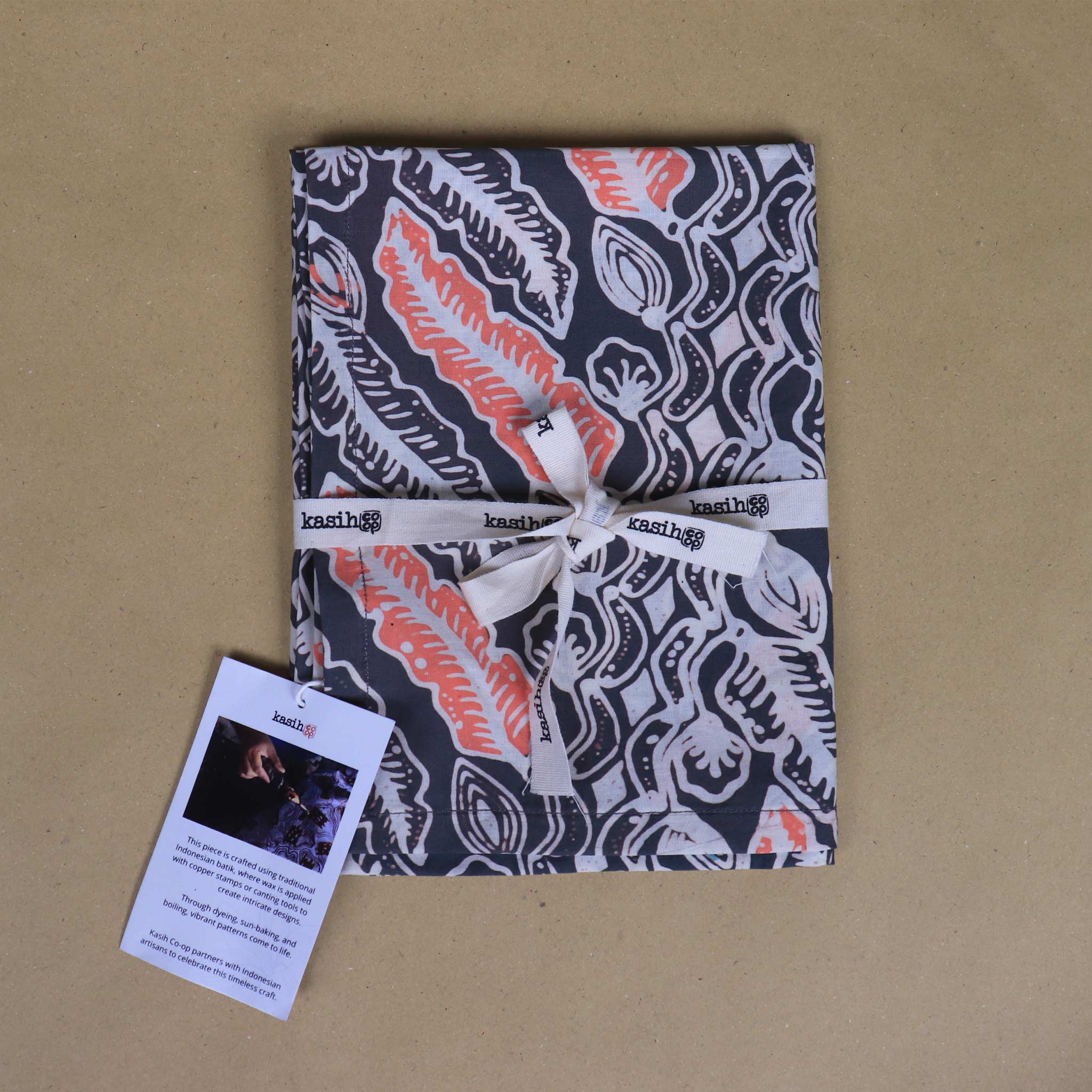 Batik Tea Towel Hand Dyed, Summer Night, Hand Dyed, 100% Cotton Towels La Vie Bien Batik Tea Towel Hand Dyed, Summer Night, Hand Dyed, 100% Cotton