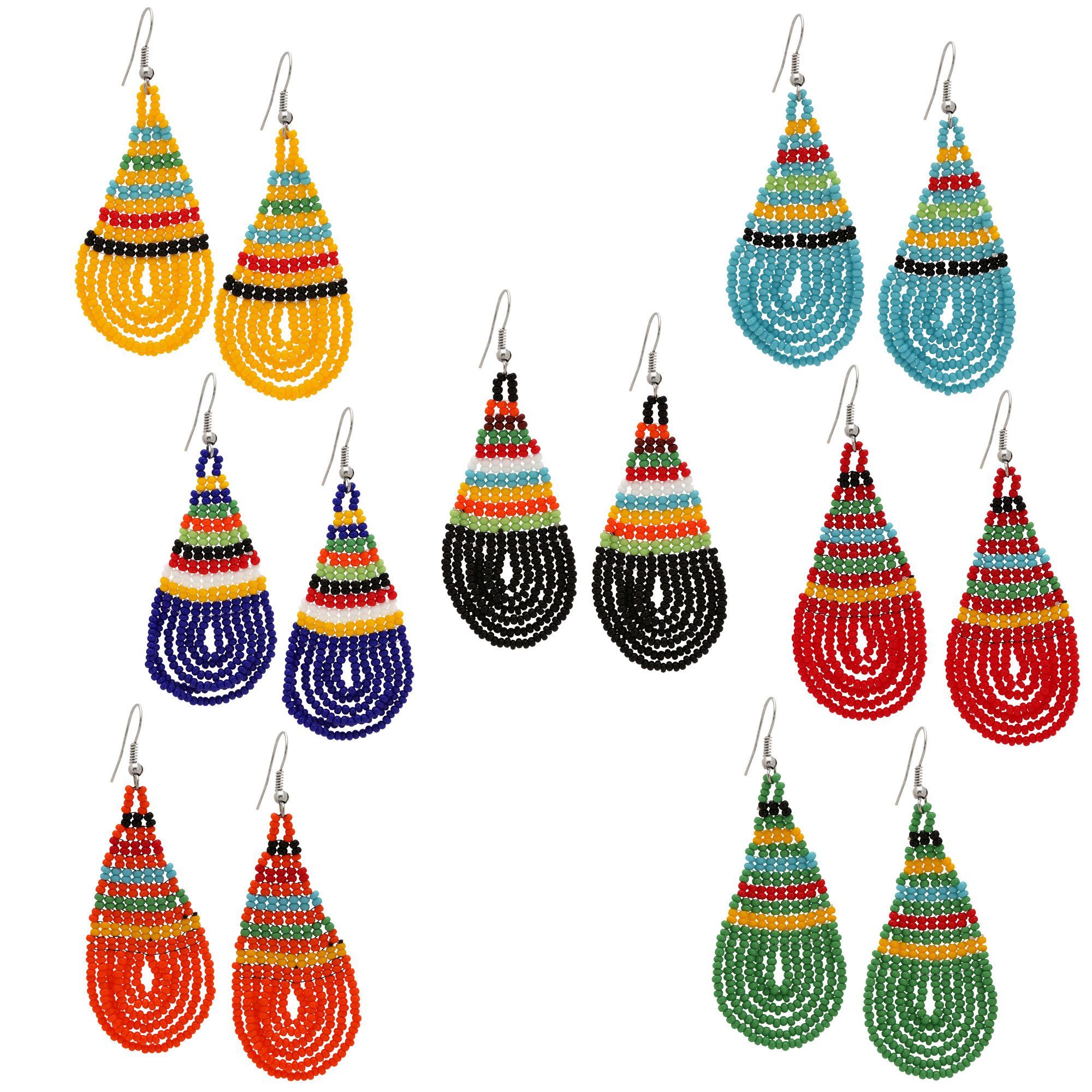Be Bold South African Earrings Earrings - Fashion La Vie Bien Be Bold South African Earrings