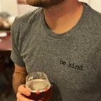 Be Kind Embroidered Classic Tee by Kind Cotton