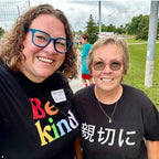 Be Kind Rainbow Classic Tee by Kind Cotton