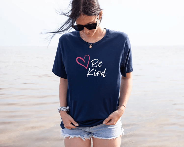 Be Kind T-Shirt by RainBee Designs LLC