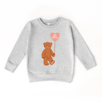 Be Mine Bear toddler and youth Sweater - Valentine's Day collection by Benny and Ray Apparel