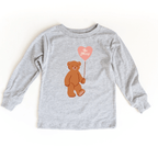Be Mine Bear toddler or youth tee shirt, Valentine's Day collection by Benny and Ray Apparel