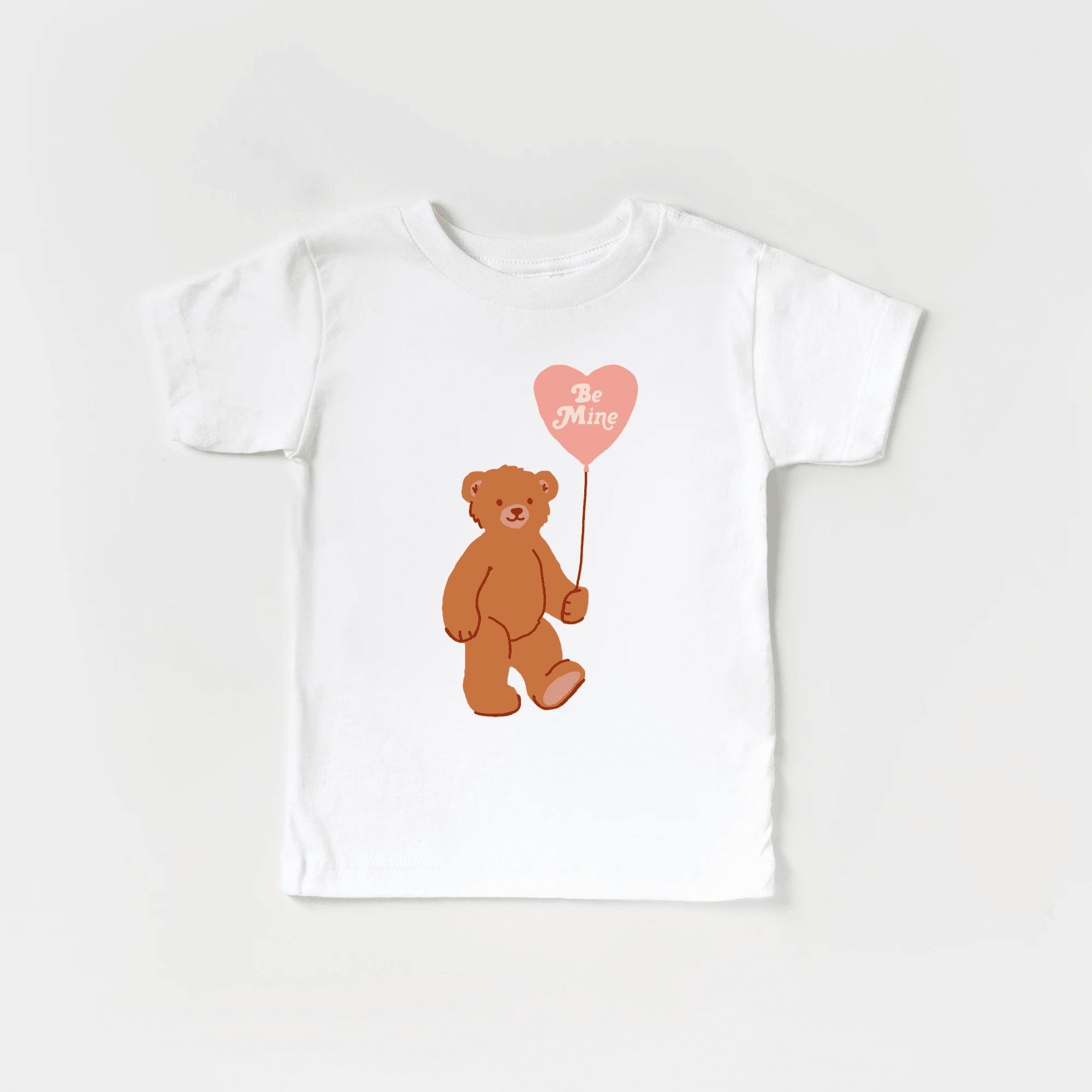 Be Mine Bear toddler or youth tee shirt, Valentine's Day collection by Benny and Ray Apparel