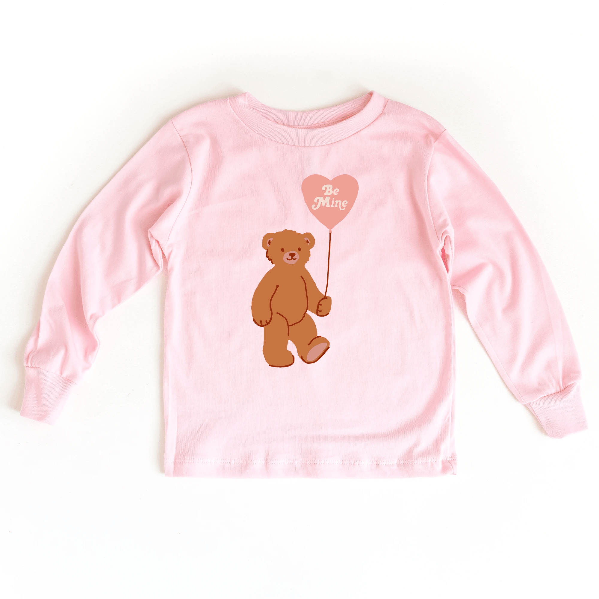 Be Mine Bear toddler or youth tee shirt, Valentine's Day collection by Benny and Ray Apparel